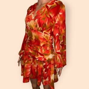 SHEIN Size Large Long Sleeve Mini Dress